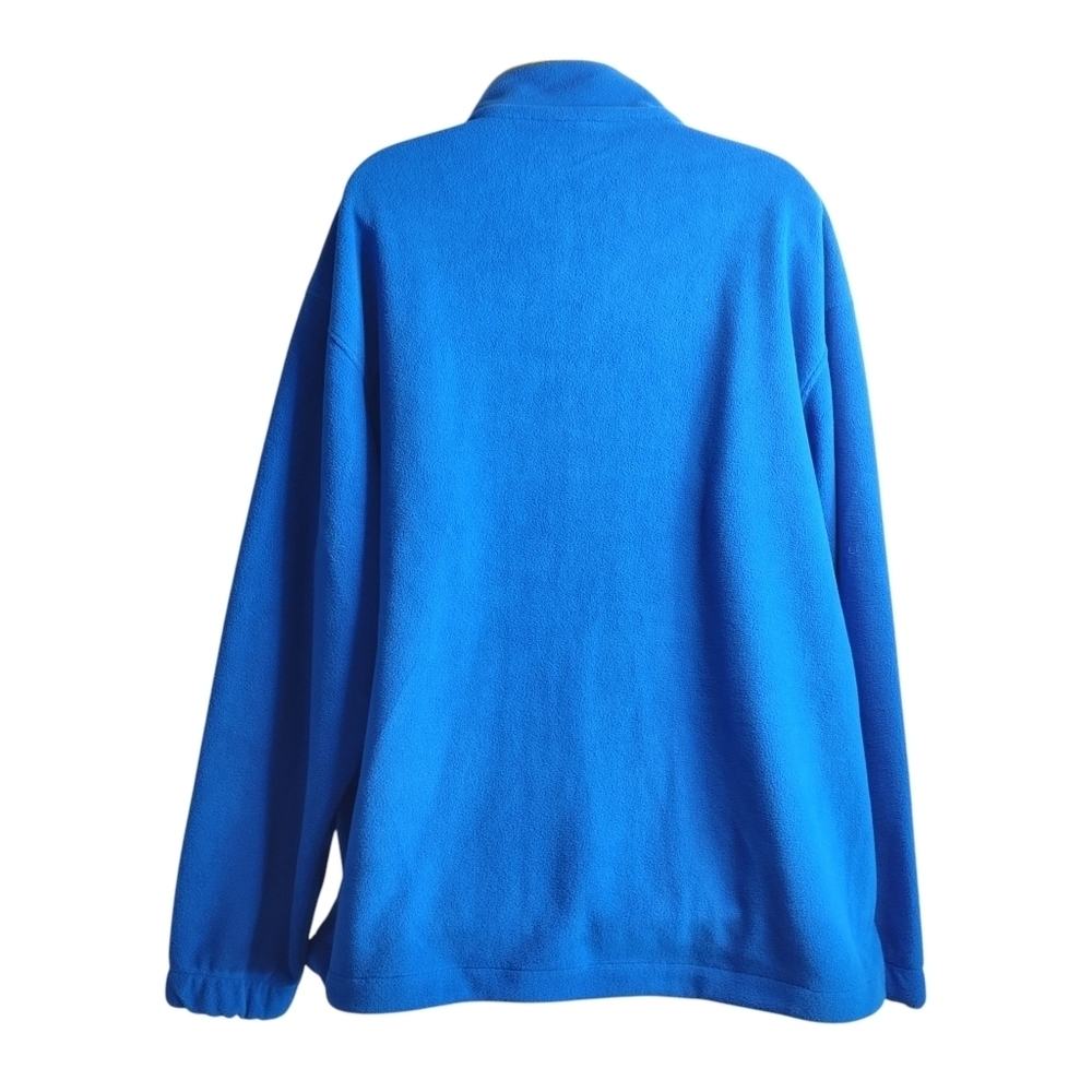 Vintage San Francisco Blue Fleece Size XL Full Zip Jacket Sweatshirt - Picture 2 of 6